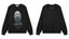 IH NOM UH NIT Rhinestone Mask Sweatshirt - Black