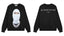 IH NOM UH NIT Textured Mask Pearl Sweatshirt - Black