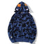 BAPE Shark Camo Full Zip Hoodie