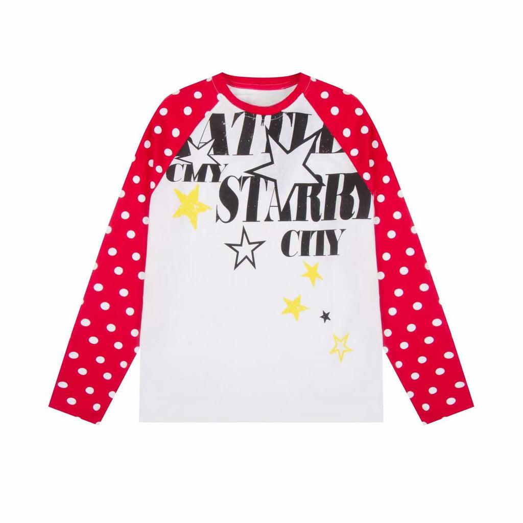 CapCabin “Starry City Contrast Raglan Tee”