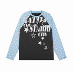 CapCabin “Starry City Contrast Raglan Tee”