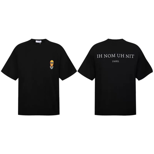 IH NOM UH NIT Small Mask Chest Logo Tee - Black Hover Image
