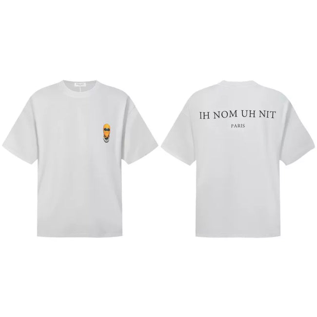 IH NOM UH NIT Small Mask Chest Logo Tee - White Hover Image
