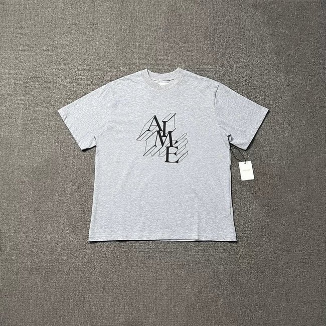 Aimé Leon Dore Line Graphic Tee - Heather Grey Hover Image