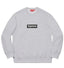 Supreme Box Logo Crewneck – Heather Grey