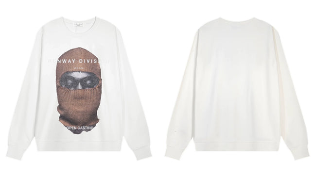 IH NOM UH NIT Runway Division Mask Sweatshirt - Off-White Hover Image