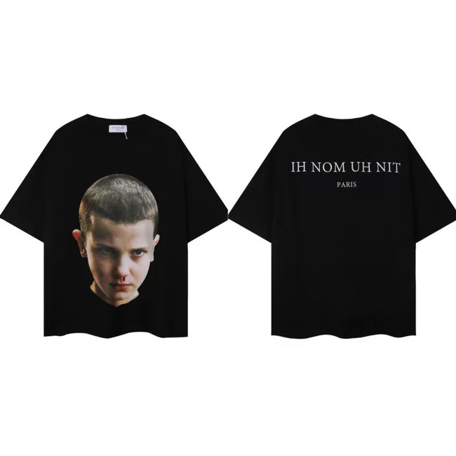 IH NOM UH NIT Eleven Portrait Graphic Tee - Black Hover Image