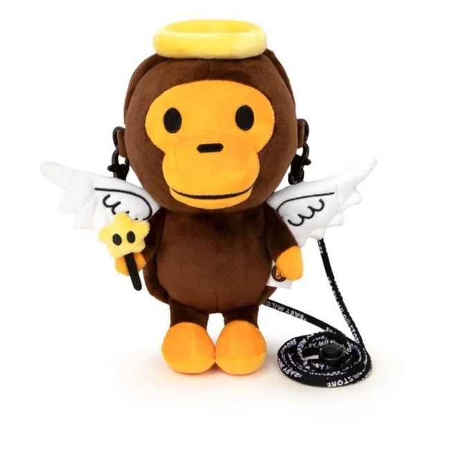 A Bathing Ape Baby Milo Angel Plush Doll Crossbody Bag Hover Image