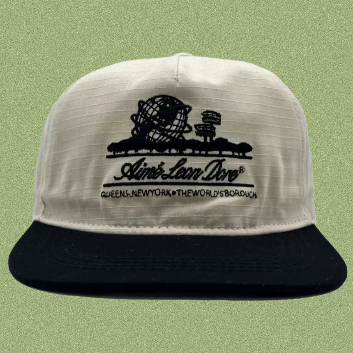 Aimé Leon Dore World Graphic Hat - Cream / Navy