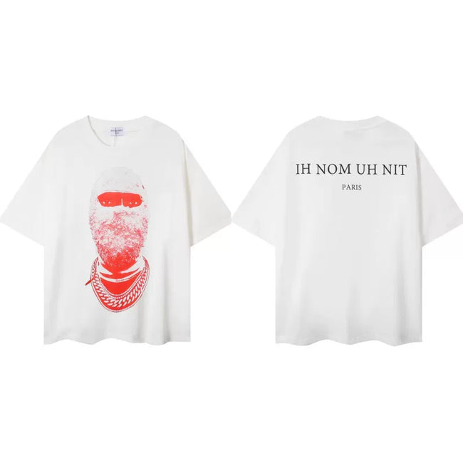 IH NOM UH NIT Red Mask Pearl Graphic Tee - Off-White Hover Image
