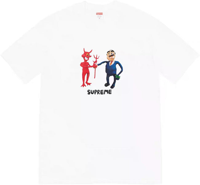 Supreme White / Multi Graphic Tee Hover Image