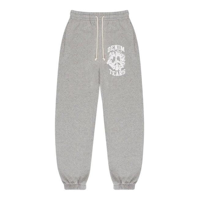 Denim Tears Cotton Wreath Peace University Sweatpants Heather Grey Hover Image